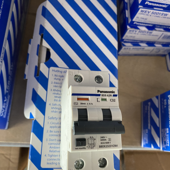 RCBO 2P 32A 30mA